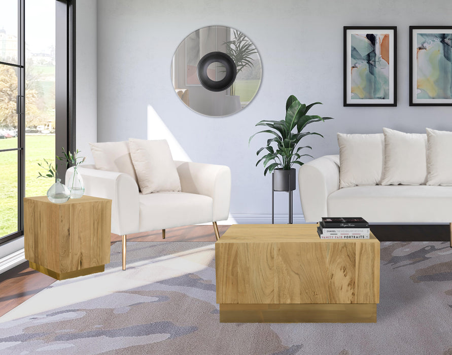 Acacia Gold End Table