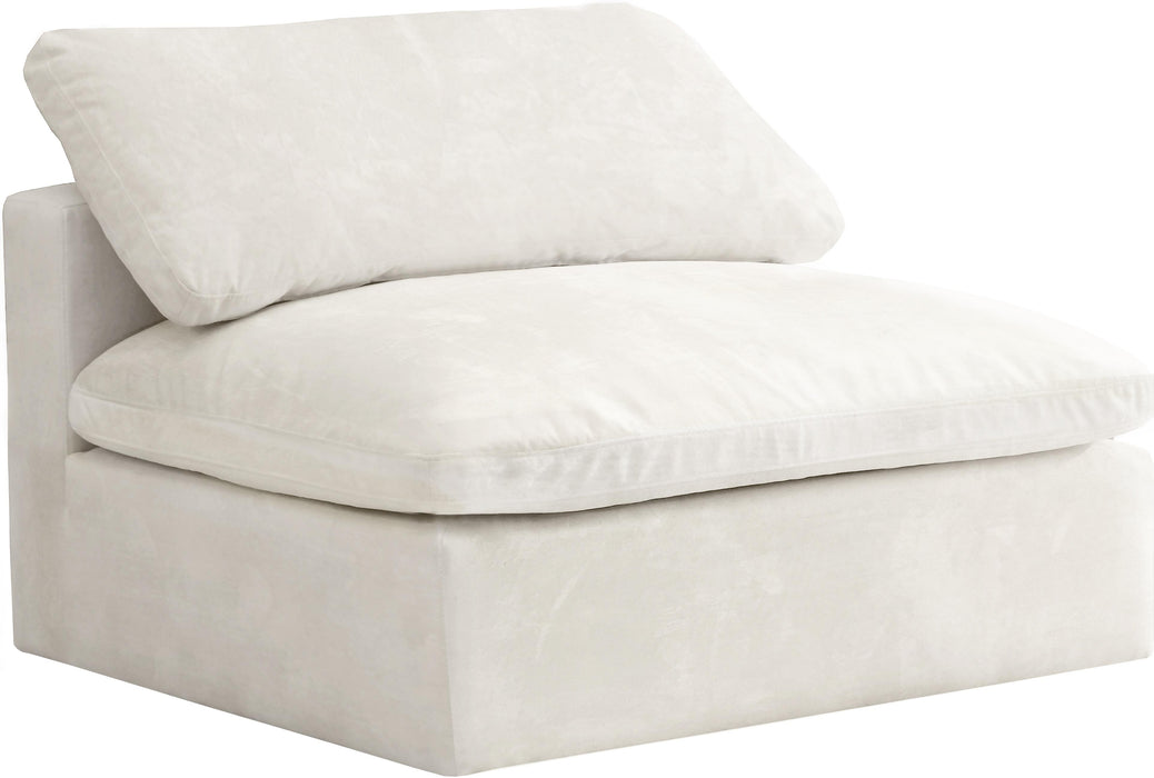 Cozy Cream Velvet Chair
