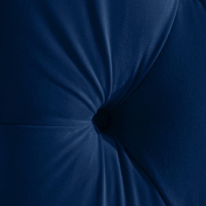 Fritz Navy Velvet Full Bed