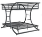 GUNMETAL  FULLFULL BUNK BED - Grey Bunk Bed Bed | NorCal Furniture Santa Clara CA