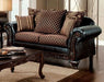 Devon Loveseat - Brown Traditional Loveseat | NorCal Furniture Santa Clara CA