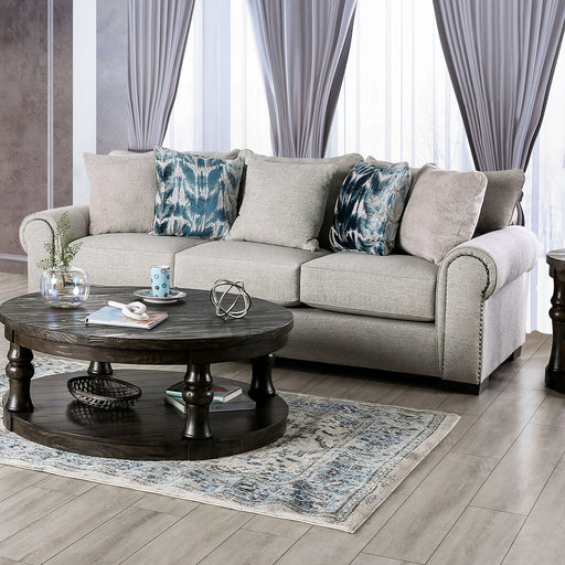 Oak Sofa - Beige Transitional Sofa | NorCal Furniture Santa Clara CA