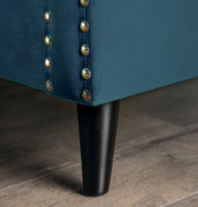 Teal Loveseat