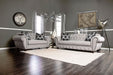 Lily Loveseat - Grey Glam Loveseat | NorCal Furniture Santa Clara CA
