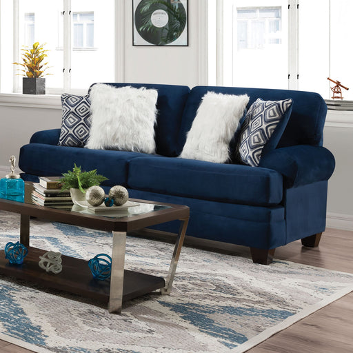 Milo Sofa - Blue Transitional Sofa | NorCal Furniture Santa Clara CA