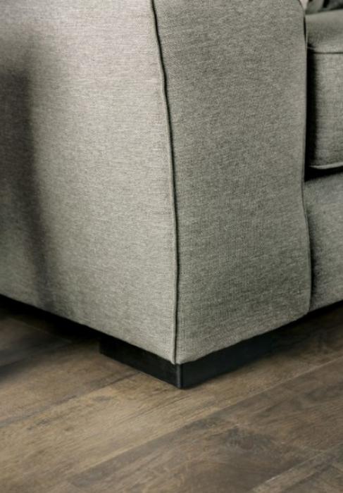 Fern Loveseat - Grey Transitional Loveseat | NorCal Furniture Santa Clara CA
