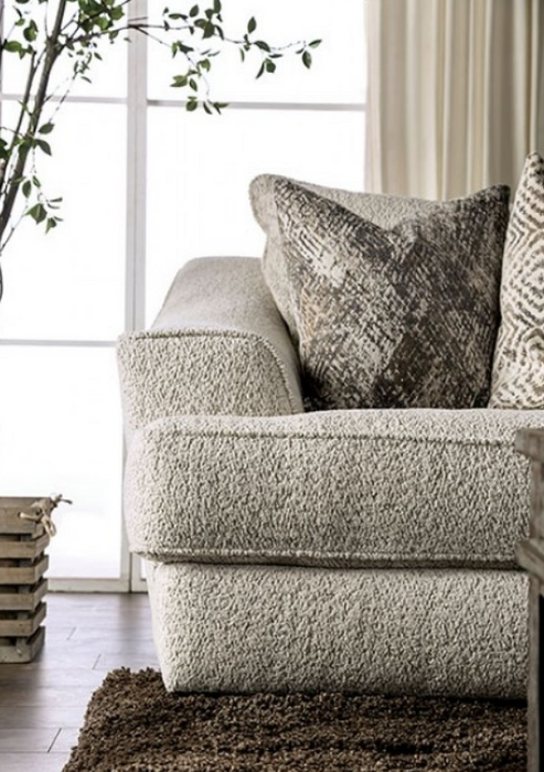 Glen Loveseat - Beige Contemporary Loveseat | NorCal Furniture Santa Clara CA