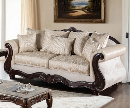 Pine Sofa - Beige Traditional Sofa | NorCal Furniture Santa Clara CA