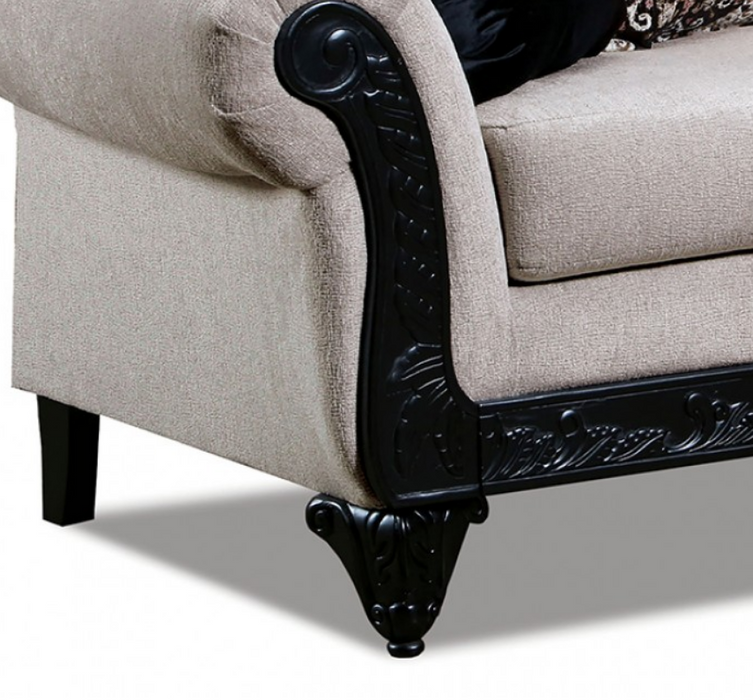 Harbor Loveseat - Brown Traditional Loveseat | NorCal Furniture Santa Clara CA