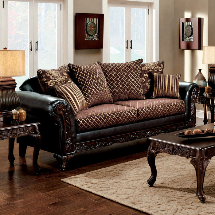 Devon Sofa - Brown Traditional Sofa | NorCal Furniture Santa Clara CA