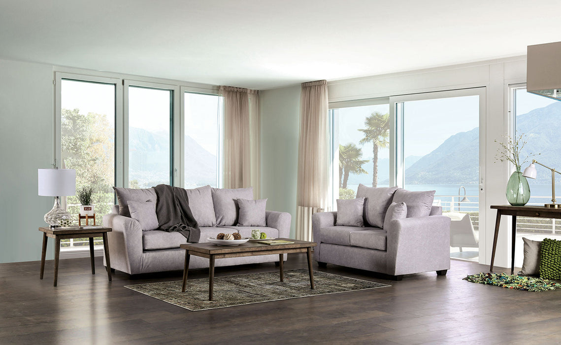 Rush Loveseat - Grey Contemporary Loveseat | NorCal Furniture Santa Clara CA