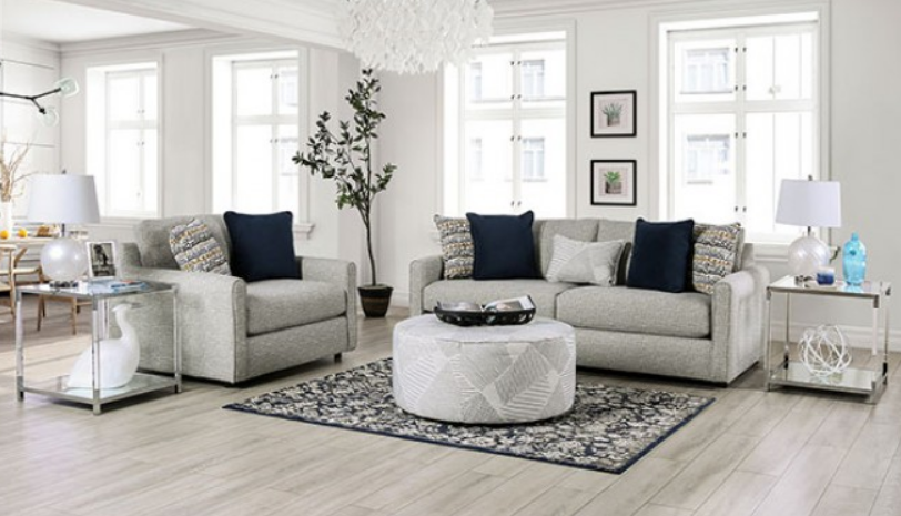 Sterling Sofa - Grey Transitional Sofa | NorCal Furniture Santa Clara CA