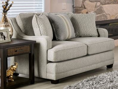 Cello Loveseat - Grey Transitional Loveseat | NorCal Furniture Santa Clara CA