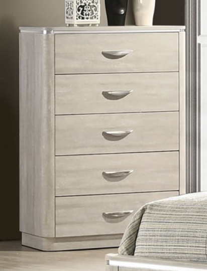 TIN  CHEST - Grey Contemporary Chest | NorCal Furniture Santa Clara CA
