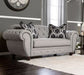 Lily Loveseat - Grey Glam Loveseat | NorCal Furniture Santa Clara CA