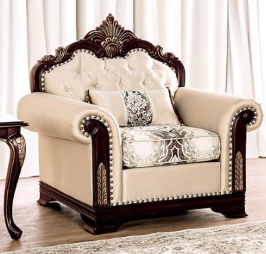 Flint Chair - Beige Traditional Chair | NorCal Furniture Santa Clara CA