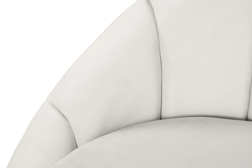 Shelly Cream Velvet Sofa