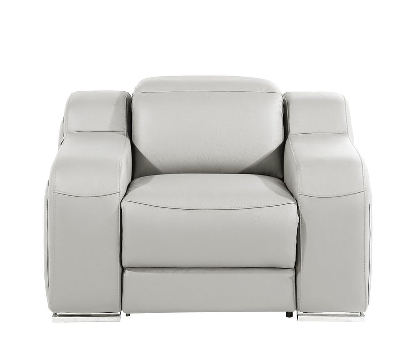 Global United 6111 Power Reclining Chair | Genuine Leather