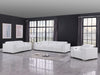 Global United 1208 3-Piece Reclining Set White