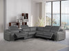 DivanItalia 1116 6pc Sectional – Dark Grey