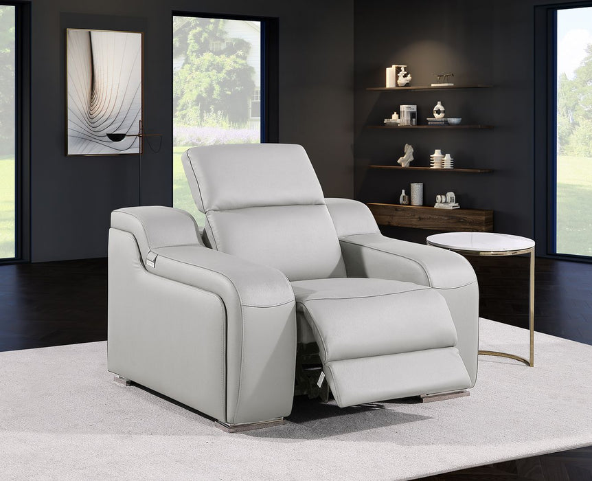 Global United 6111 Power Reclining Chair | Genuine Leather