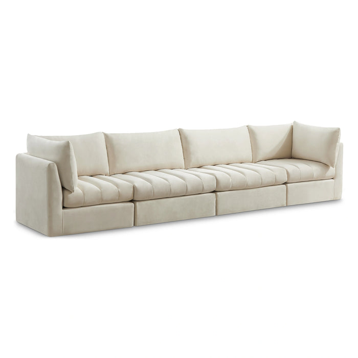 Jacob Cream Velvet Modular Sofa