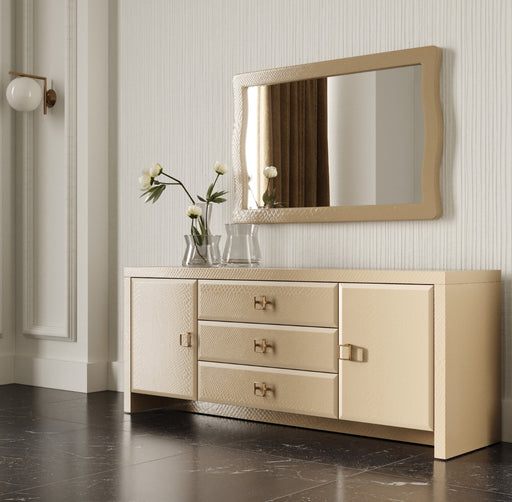 Ivarson - Champagne Crocodile Glam Mirror