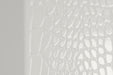 Regal - Modern White Crocodile Floor Mirror