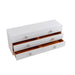 Victoria - Modern White Crocodile Dresser