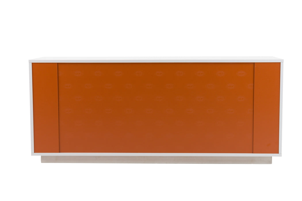 Victoria - Modern White Crocodile Dresser
