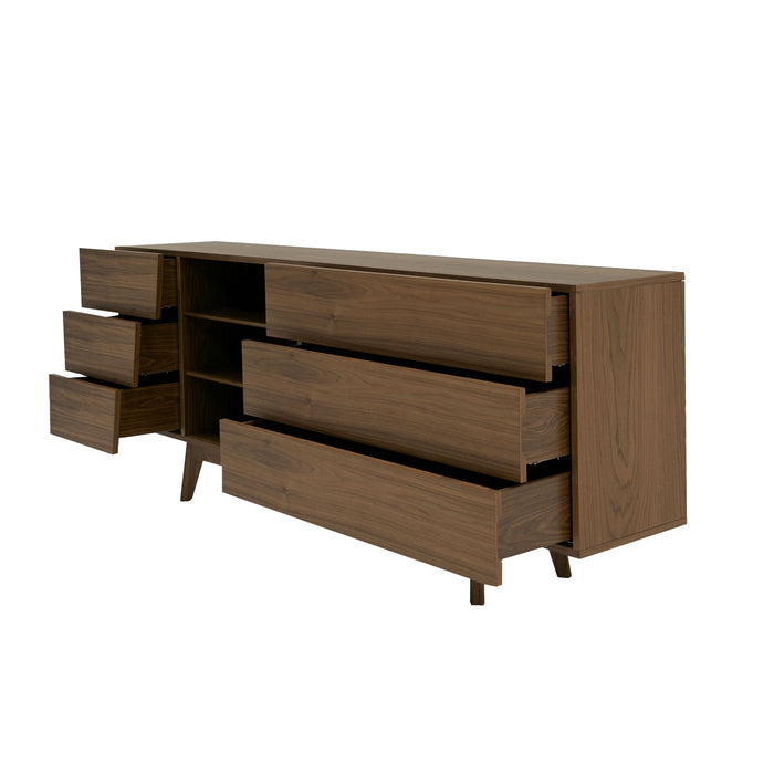 Abelard - Mid-century Walnut Dresser