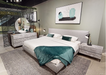 Aria - Italian Modern Multi Grey with texture Nightstand