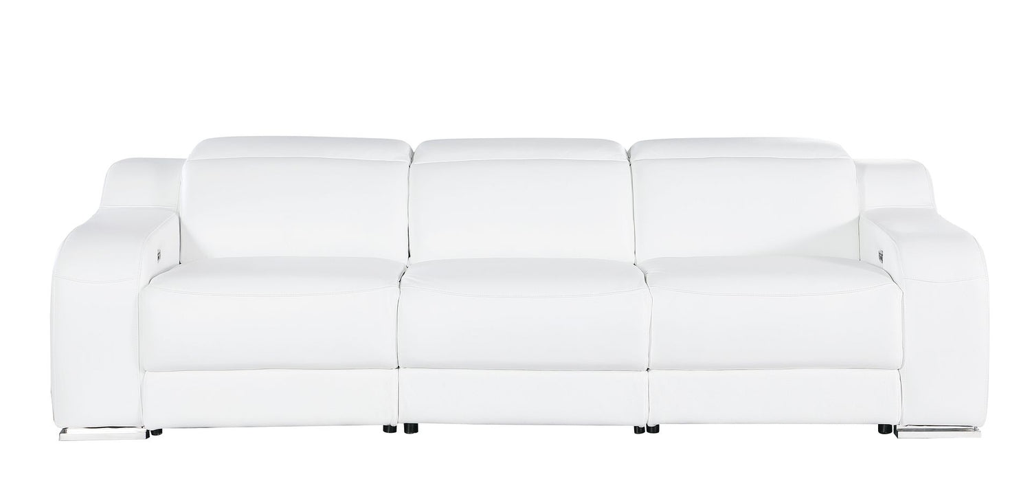 Global United 6111 Power Reclining Sofa | Genuine Leather