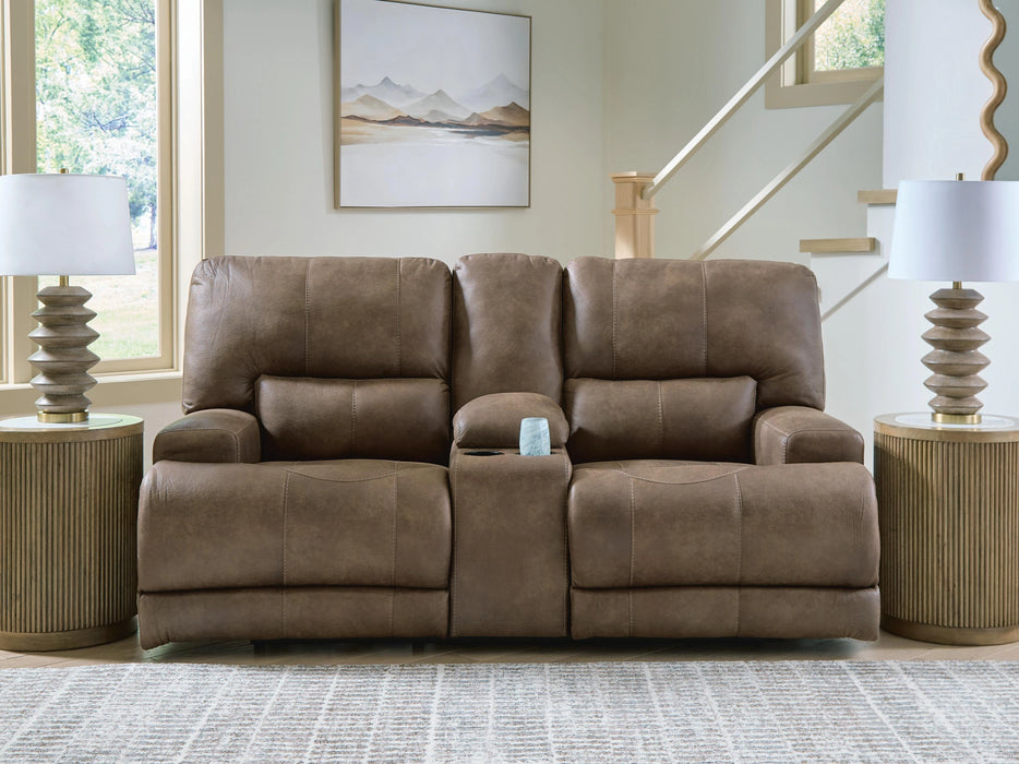 Beckley Place Power Reclining Loveseat with Console