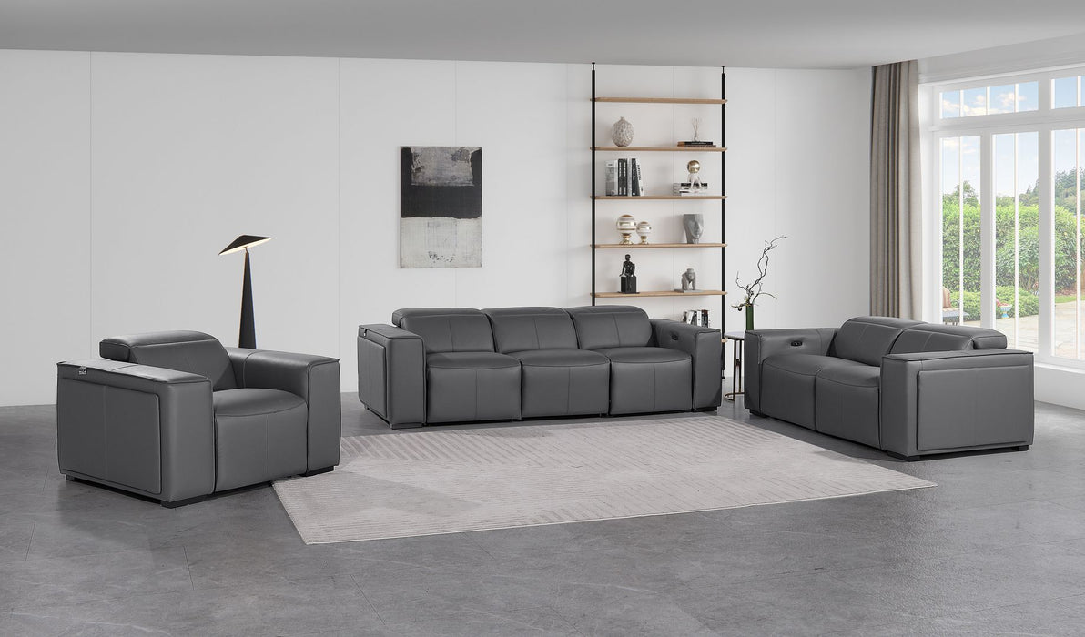DivanItalia 1224 3-Piece Set – Dark Grey