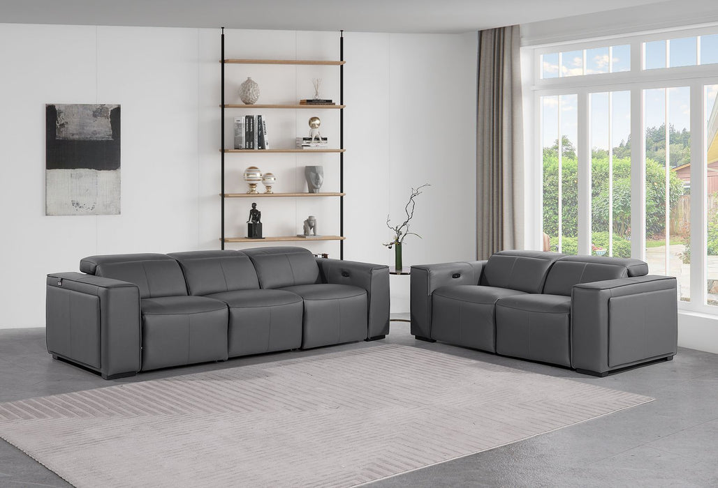 DivanItalia 1224 2-Piece Set – Dark Grey