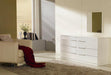 Prestige Modern White Lacquer Mirror