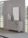 Alexa Italian Modern Grey Mirror
