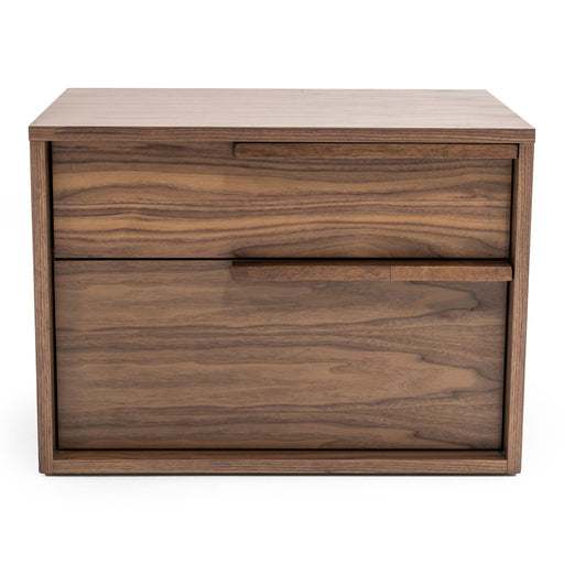 Amberlie - Modern Walnut Nightstand
