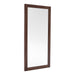 Amberlie - Modern Walnut Floor Mirror