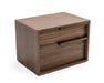 Amberlie - Modern Walnut Nightstand