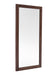Amberlie - Modern Walnut Floor Mirror