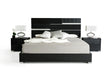 Eastern King Ancona Italian Modern Black Bed