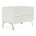 Angela - Italian Modern White Nightstand