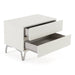 Angela - Italian Modern White Nightstand