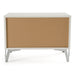 Angela - Italian Modern White Nightstand