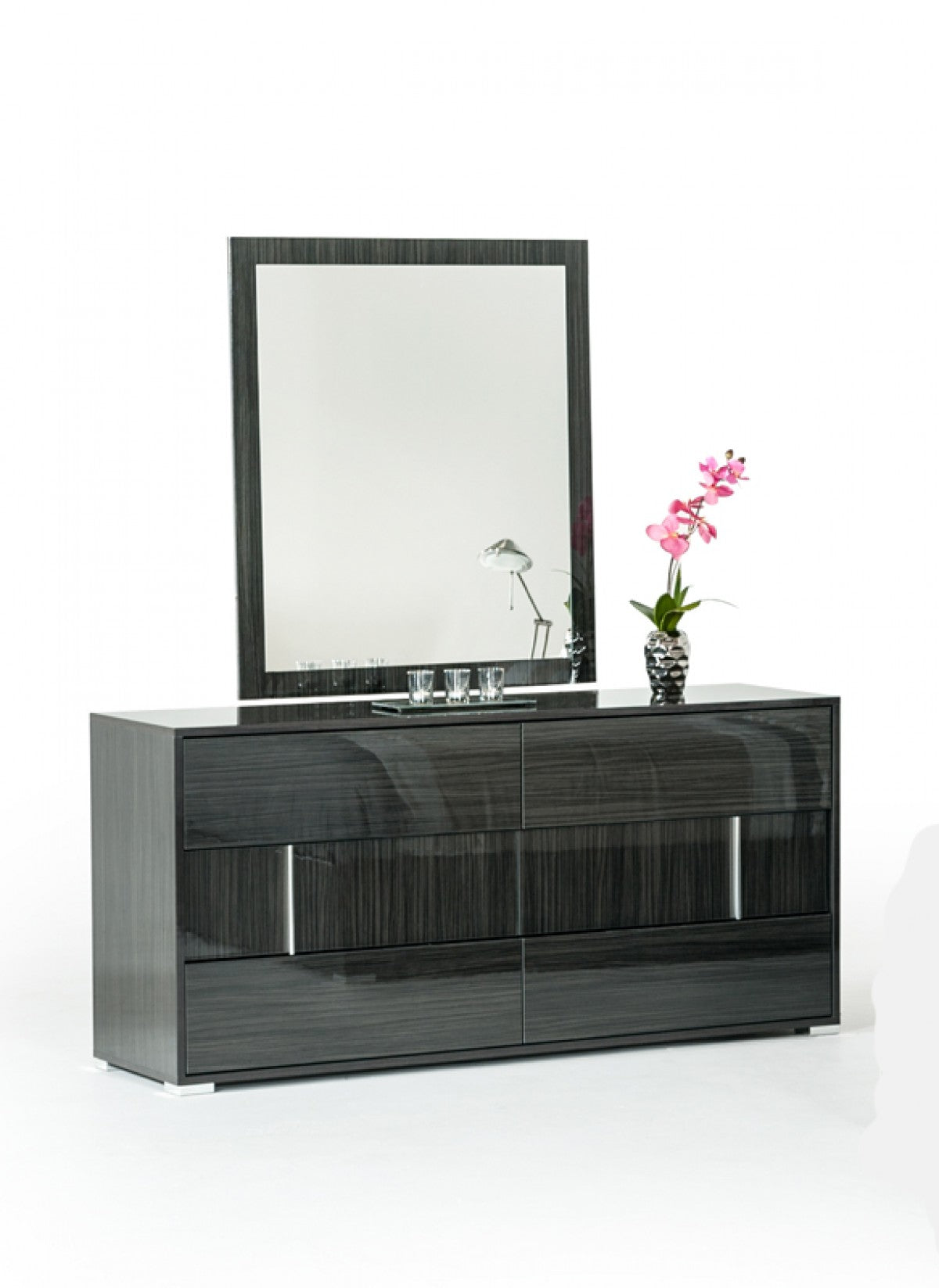 Fri Italian Modern Grey Mirror