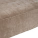 Arnaud tan fabric brown oak accent chair - dimensions