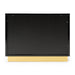 Aspen - Modern Wide Black and Gold Nightstand