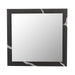 Aspen - Modern Matte Brown Ash & Silver Mirror